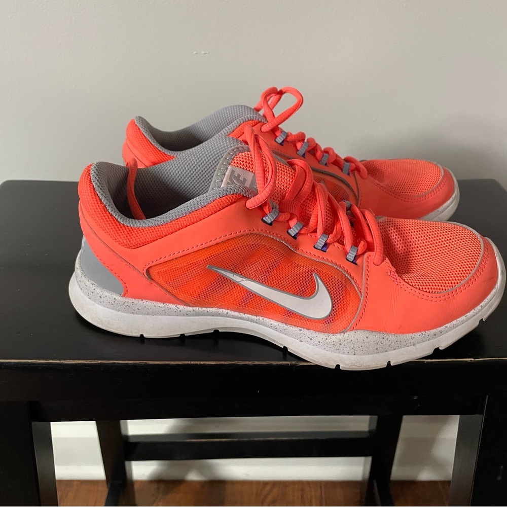 Neon Nike shoes